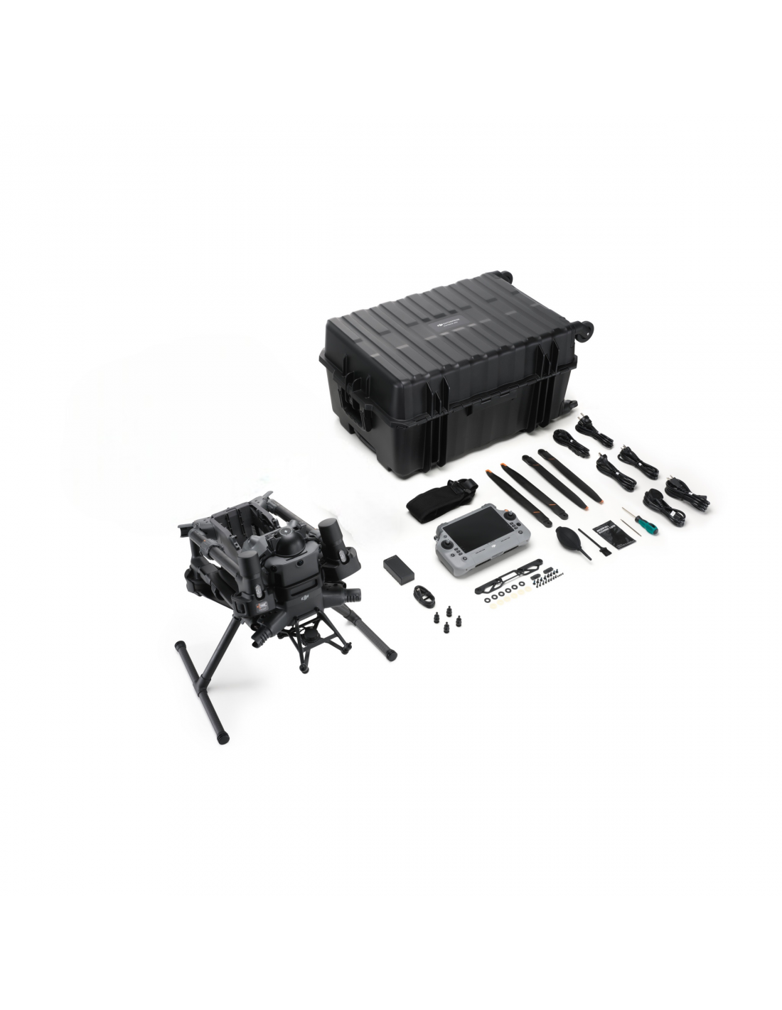 Contenido de la caja desplegado